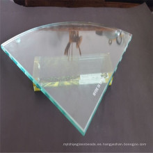 Rectificado de estantes de vidrio templado para soportes de estantes de vidrio